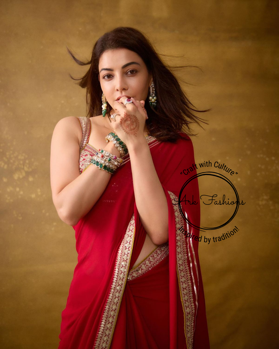 Elegant Embellished Chiffon Saree